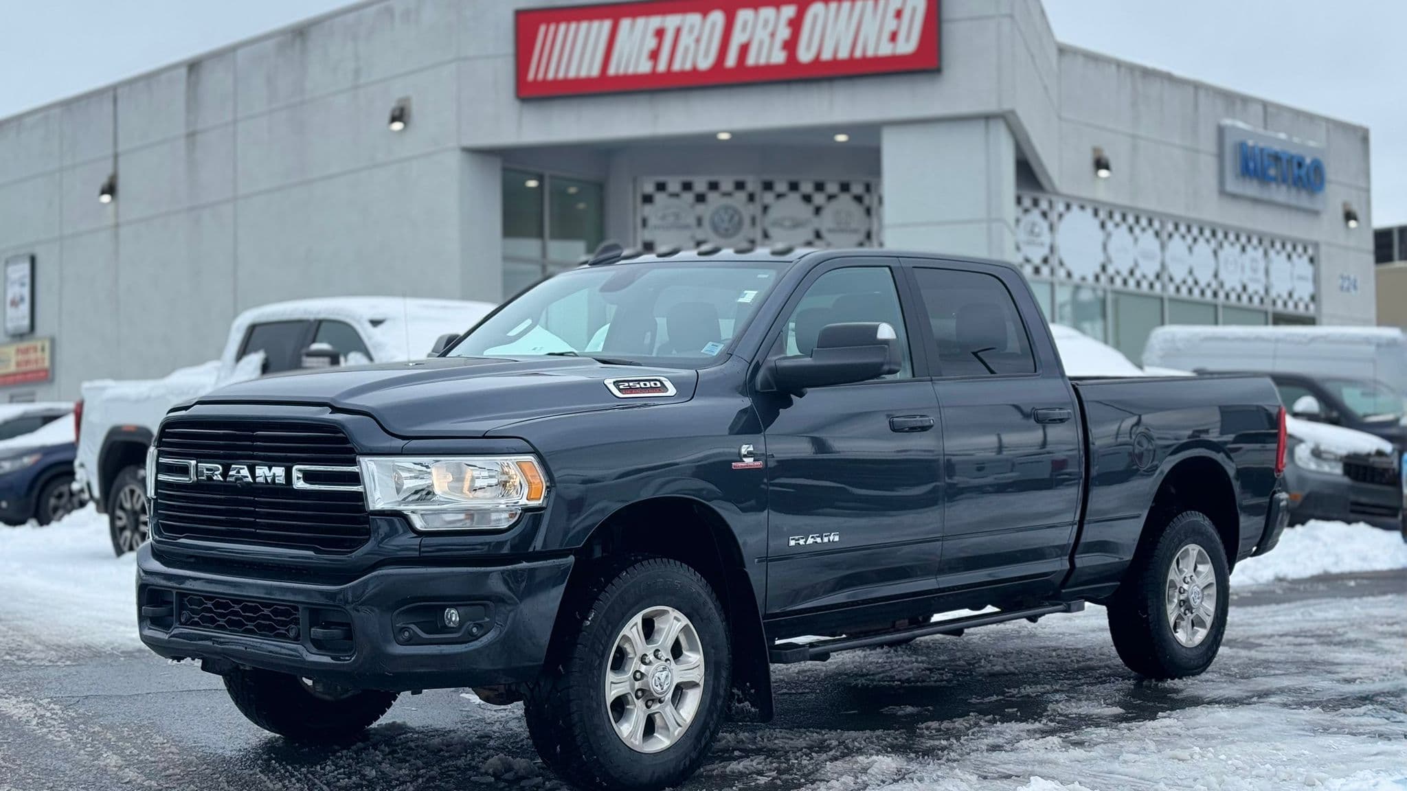 2021 Ram 2500 BIG HORN 4x4 Crew Cab 6'4" 6.7L CUMMINS TURBO DIESEL